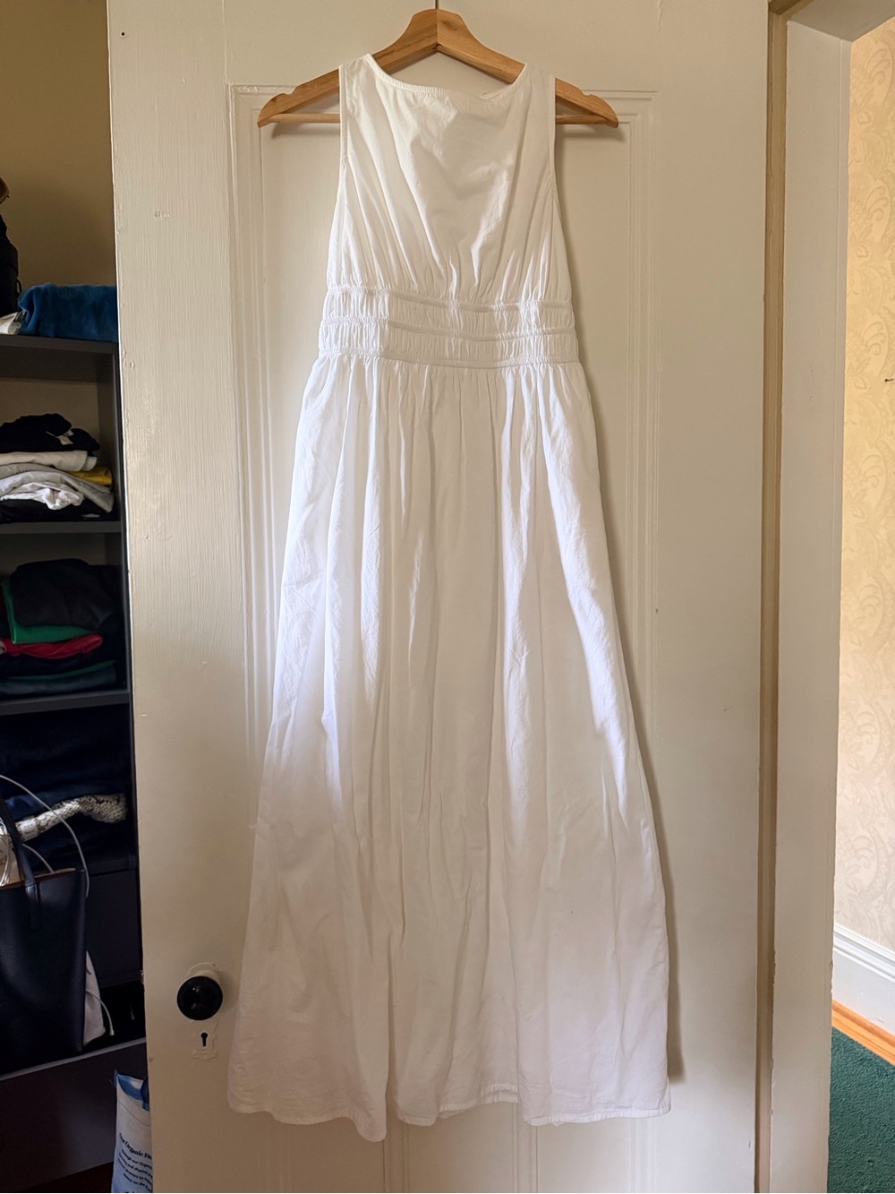 Jessica Simpson White Sleeveless Maxi Dress